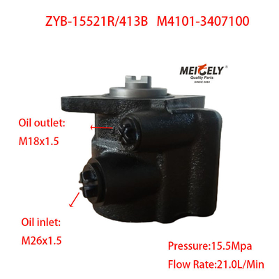 Zbiór ZYB-15521R/413B Yuchai Pumpy kierowniczej M4101-3407100