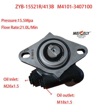 Zbiór ZYB-15521R/413B Yuchai Pumpy kierowniczej M4101-3407100