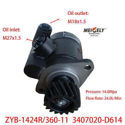 Zbiór wysokiej jakości pompy kierowniczej 3407020-D614 Weichai WP10