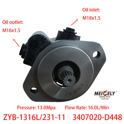 Części silnika ZYB-1316L/231-11 Weichai Deutz Servo-Steering Pump
