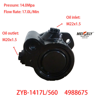 Cummins ISD ISDE 4BT Silnik 4988675 Siłowe kierowanie Hydrauliczna pompa