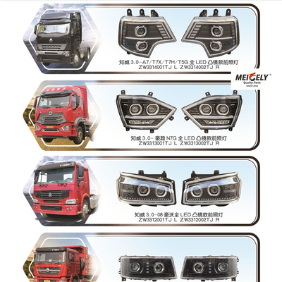 WG9525720025 Sinotruk Haohan N7G reflektor LED dla HOWO