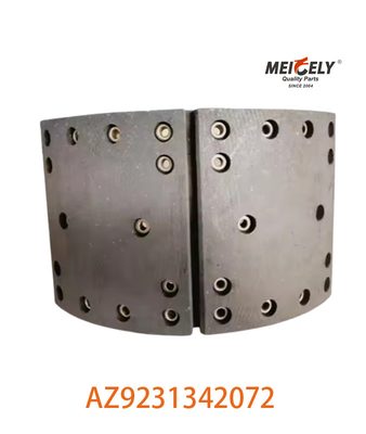 Wysokiej wydajności AZ9231342072 Półmetalowy zestaw butów hamulcowych dla SINOTRUK HOWO