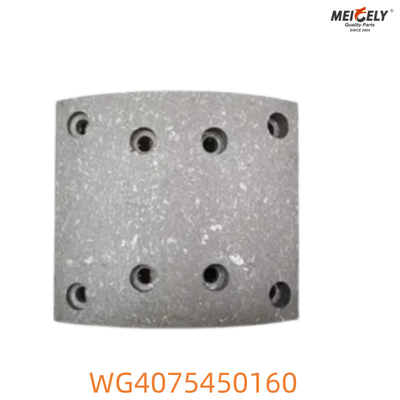 WG4075450160 Howo Pady hamulcowe Niezawodny materiał tarcia dla optymalnej mocy hamowania